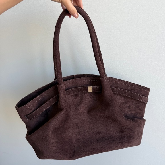 Small Mocha suede bag - Picture 1 of 3